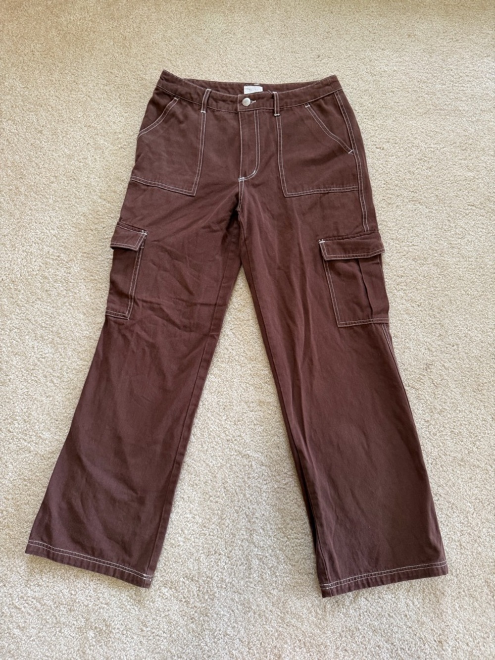 Full Tilt Women’s Brown Cargo Pants Size Medium Y2k Fashion